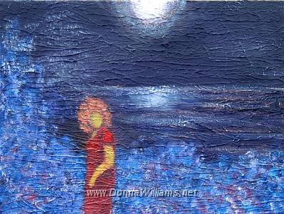 Midnight Sea.jpg - Acrylic on stretched canvas. Size: 60 cm. x 45 cm.  Original sold 