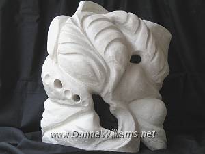 Existential Angst.jpg - 30cm High, 30cm Wide , 30cm Deep 
Fired clay sculpture